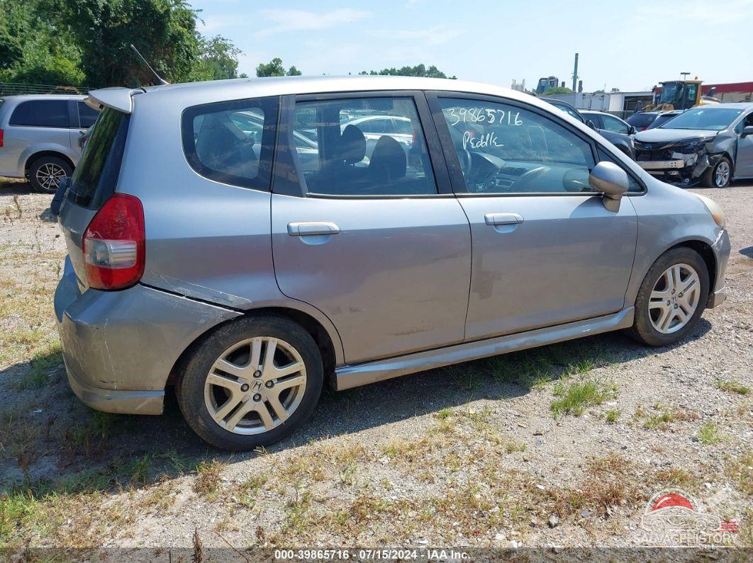JHMGD37637S034462 2007 HONDA FIT photo no. 4