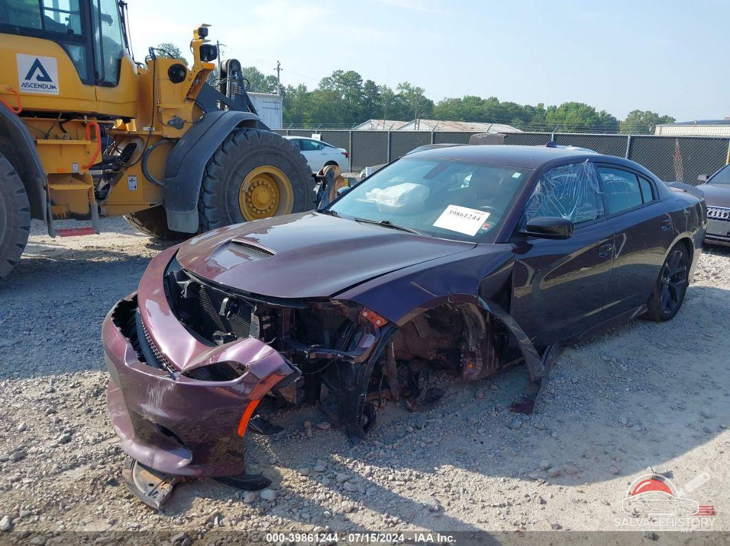 2C3CDXHG0NH235985 2022 DODGE CHARGER photo no. 2