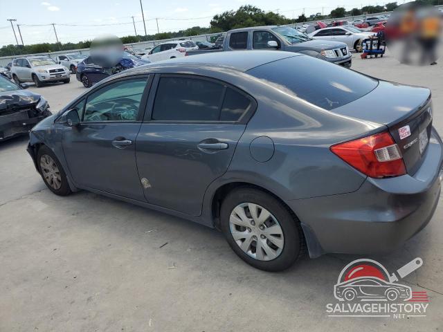 2HGFB2F5XCH563187 2012 HONDA CIVIC photo no. 2