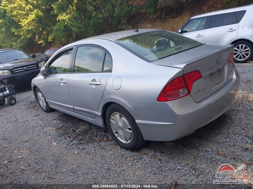 JHMFA36276S003703 2006 HONDA CIVIC HYBRID photo no. 3