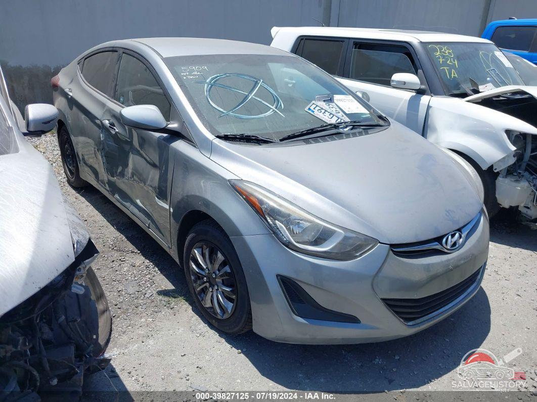 5NPDH4AE8GH771069 2016 HYUNDAI ELANTRA photo no. 21