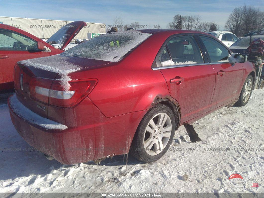 3LNHM26T77R617521 2007 LINCOLN MKZ photo no. 4
