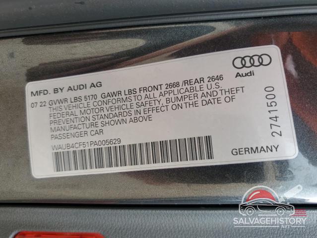 WAUB4CF51PA005629 2023 AUDI S5/RS5 photo no. 13