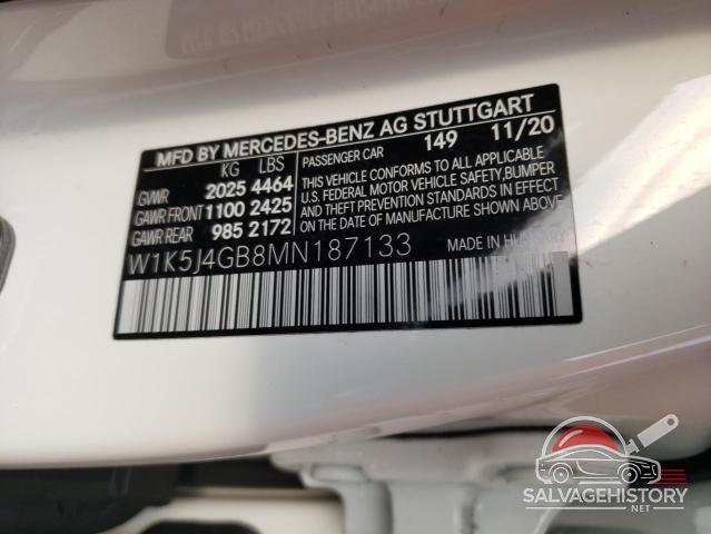 W1K5J4GB8MN187133 2021 MERCEDES-BENZ CLA-CLASS photo no. 12