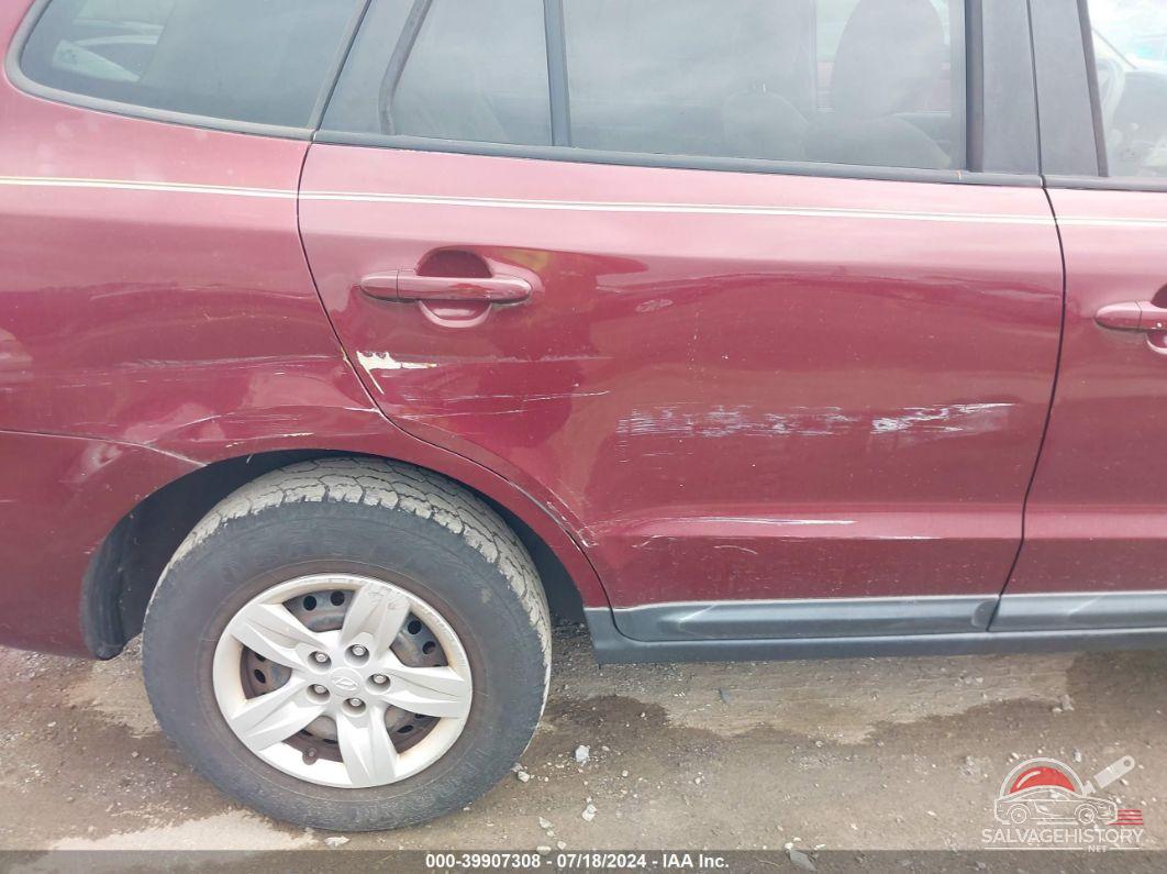 5NMSG13D89H229550 2009 HYUNDAI SANTA FE photo no. 6