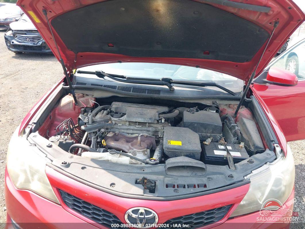 4T1BF1FK3CU533507 2012 TOYOTA CAMRY photo no. 10