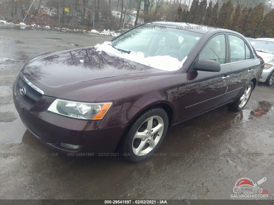 5NPEU46F66H017605 2006 HYUNDAI SONATA photo no. 2