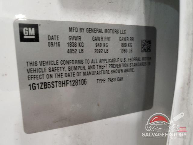 1G1ZB5ST8HF128106 2017 CHEVROLET MALIBU photo no. 12