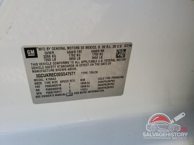 3GCUKREC0EG547971 2014 CHEVROLET ALL Models photo no. 12