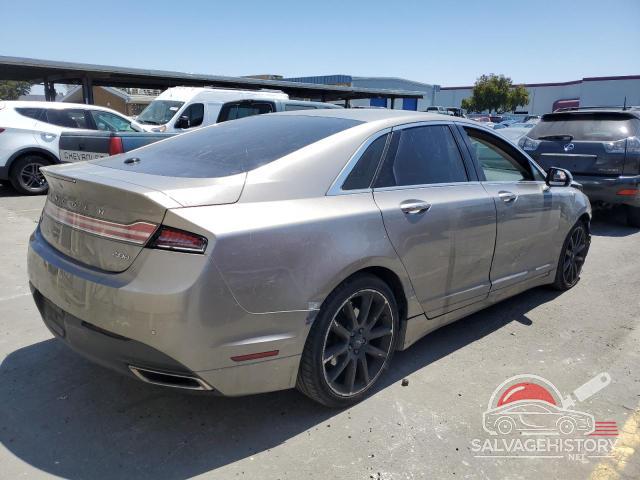 3LN6L2LUXGR629072 2016 LINCOLN MKZ photo no. 3