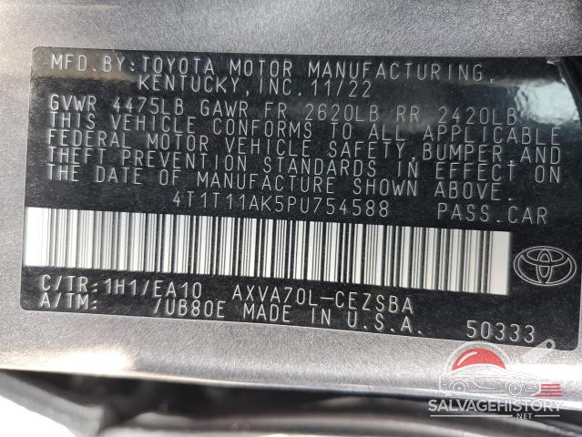 4T1T11AK5PU754588 2023 TOYOTA CAMRY photo no. 13