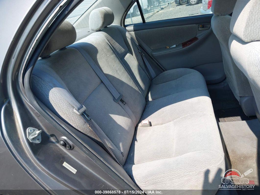 2T1BR38E24C185647 2004 TOYOTA COROLLA photo no. 8