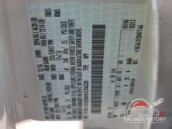 1FMCU0GD8HUC54226 2017 FORD ESCAPE photo no. 9