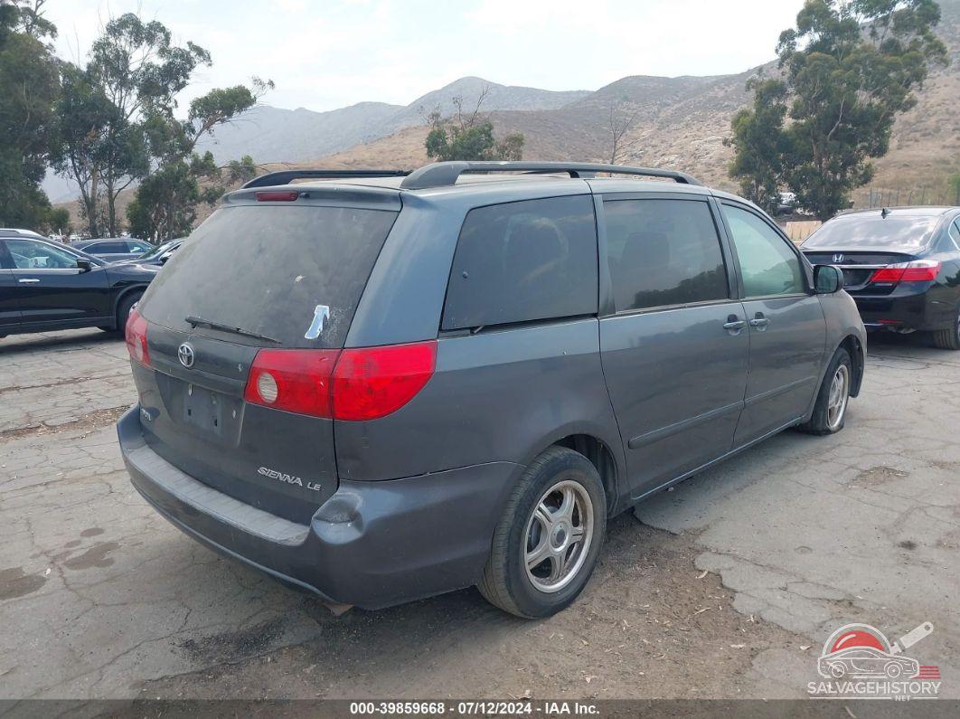 5TDZK23C69S284005 2009 TOYOTA SIENNA photo no. 4