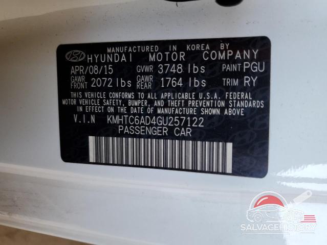 KMHTC6AD4GU257122 2016 HYUNDAI VELOSTER photo no. 12