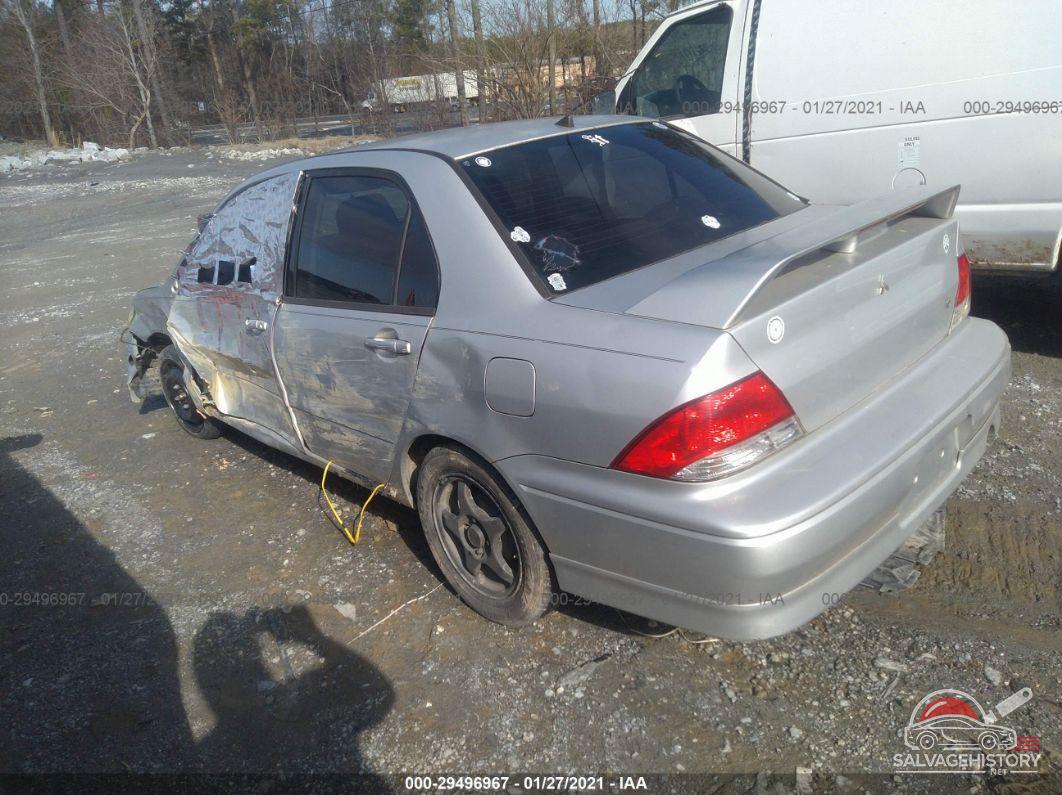 JA3AJ86EX2U002321 2002 MITSUBISHI LANCER photo no. 3