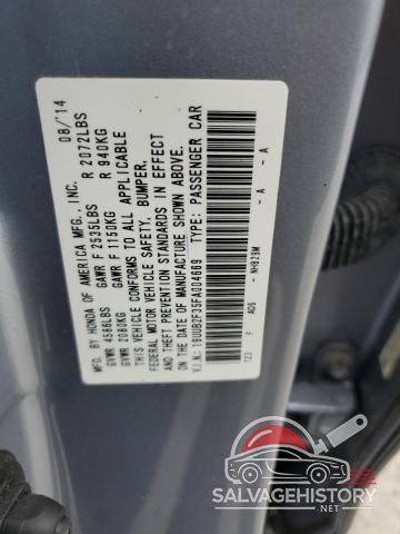19UUB2F35FA004669 2015 ACURA TLX photo no. 12