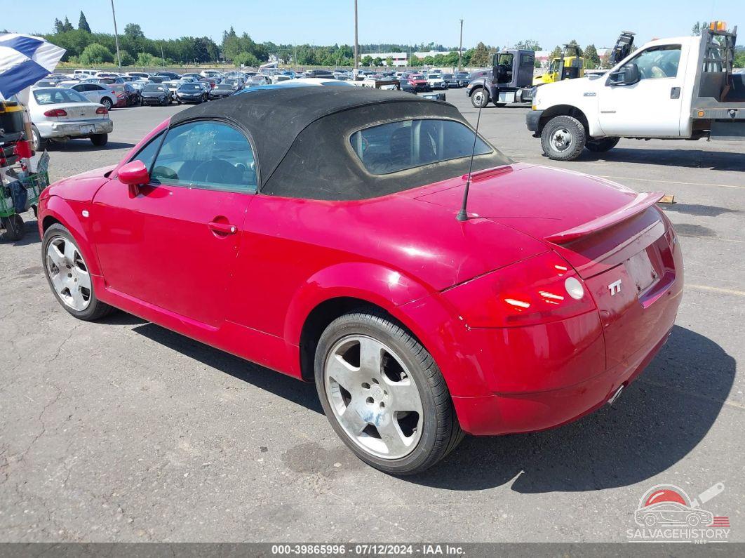 TRUUT28NX11002862 2001 AUDI TT photo no. 3
