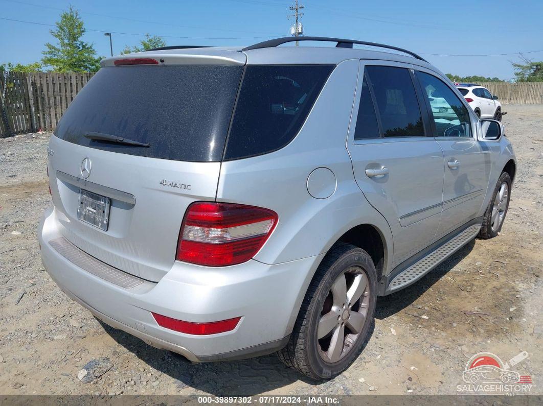 4JGBB86E59A459337 2009 MERCEDES-BENZ ML 350 photo no. 4