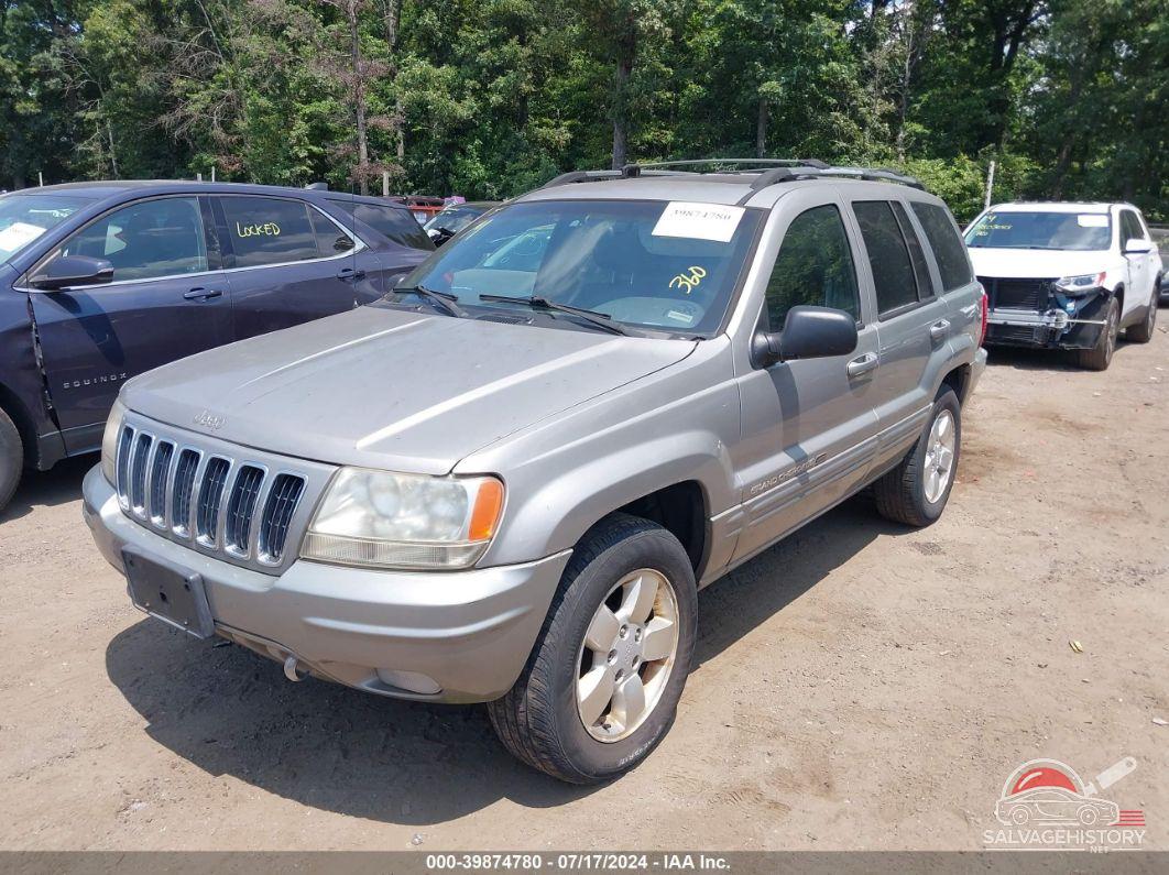 1J4GW58N21C627982 2001 JEEP GRAND CHEROKEE photo no. 2