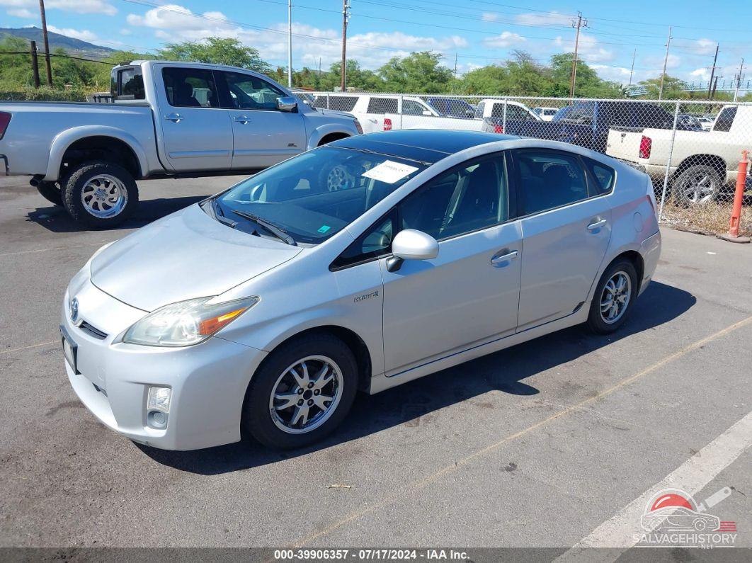 JTDKN3DU2A1304466 2010 TOYOTA PRIUS photo no. 2