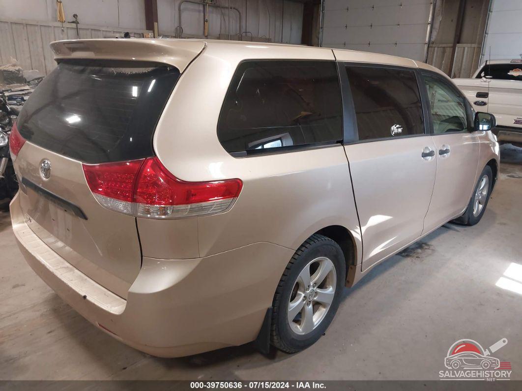 5TDZK3DC0ES514233 2014 TOYOTA SIENNA photo no. 4