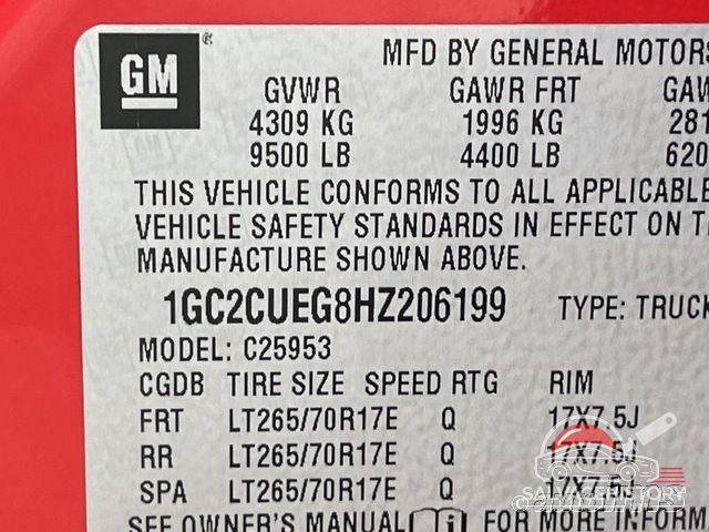 1GC2CUEG8HZ206199 2017 CHEVROLET SILVERADO photo no. 10