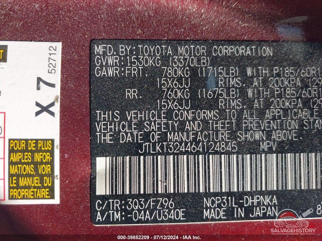 JTLKT324464124845 2006 SCION XB photo no. 9