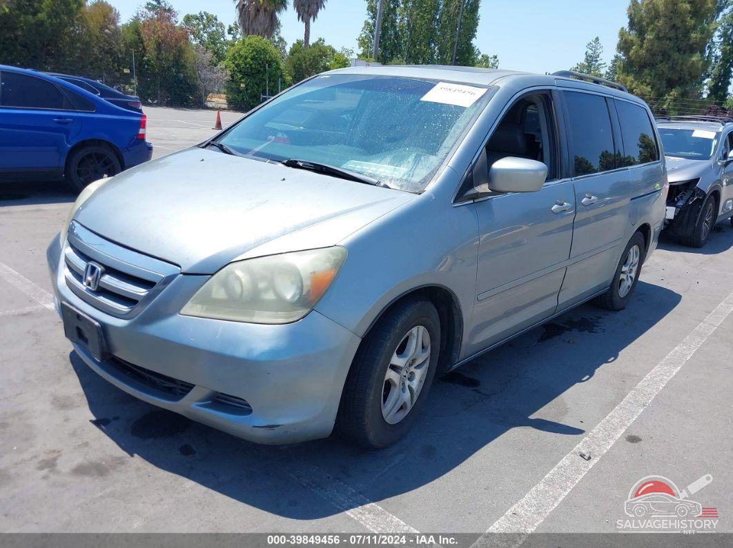 5FNRL38786B055789 2006 HONDA ODYSSEY photo no. 2