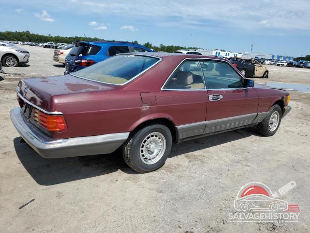 WDBCA44D6FA141462 1985 MERCEDES-BENZ 500-CLASS photo no. 3