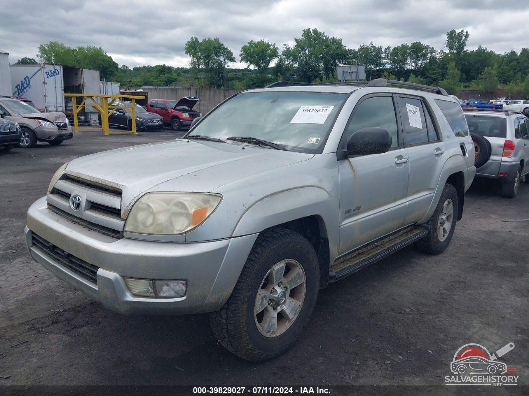 JTEBU14R248025903 2004 TOYOTA 4RUNNER photo no. 2