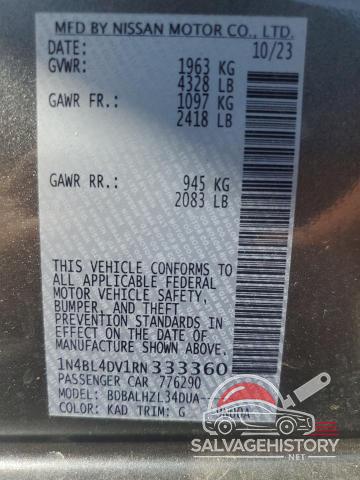 1N4BL4DV1RN333360 2024 NISSAN ALTIMA photo no. 12