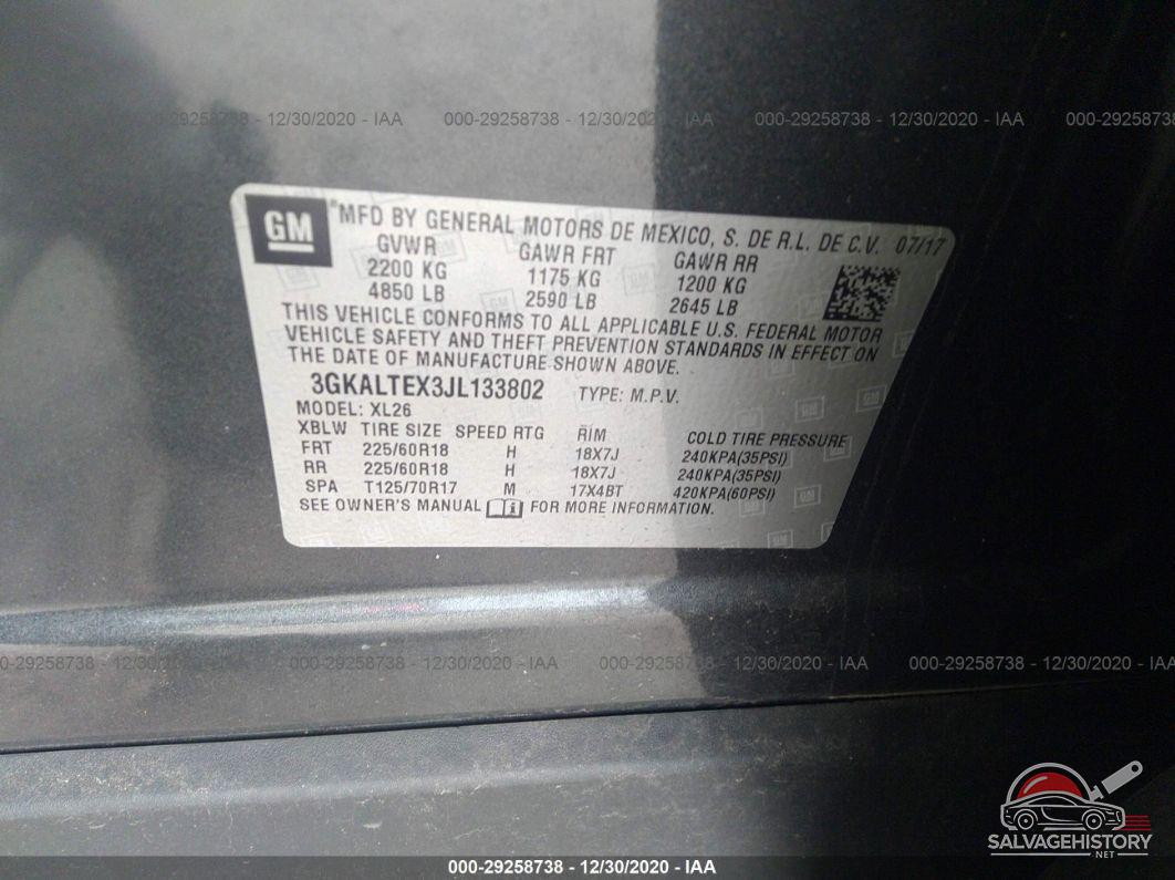 3GKALTEX3JL133802 2018 GMC TERRAIN photo no. 9