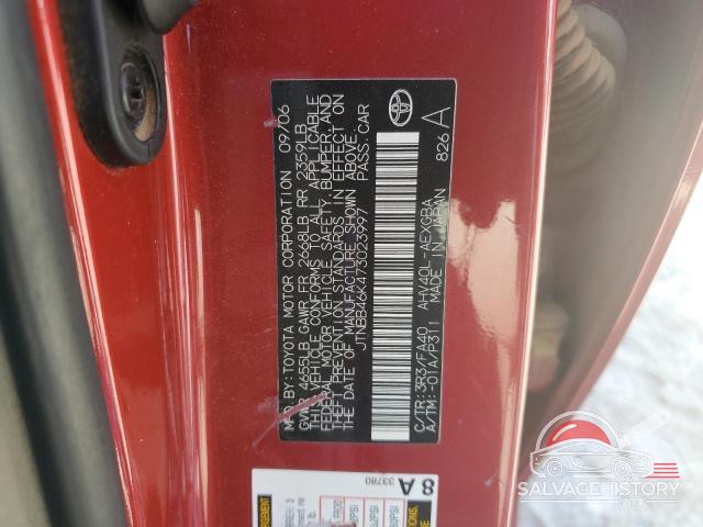 JTNBB46K473023997 2007 TOYOTA CAMRY photo no. 12