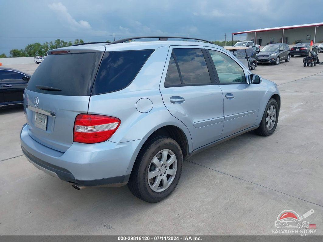 4JGBB86E06A087837 2006 MERCEDES-BENZ ML 350 photo no. 4