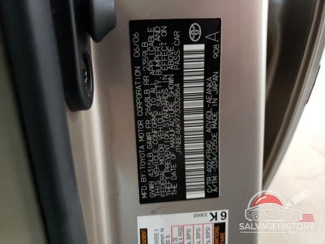 JTNBE46K973032864 2007 TOYOTA CAMRY photo no. 12