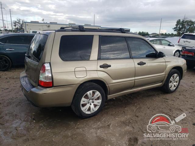 JF1SG63638H708978 2008 SUBARU FORESTER photo no. 3