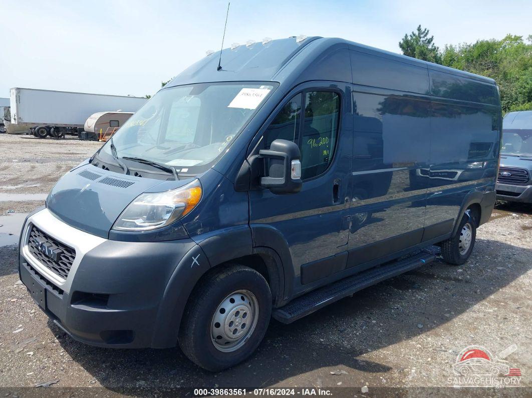3C6TRVDG8KE520794 2019 RAM PROMASTER 2500 photo no. 2
