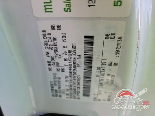 1FTEX1CB7JKF31173 2018 FORD F-150 photo no. 9