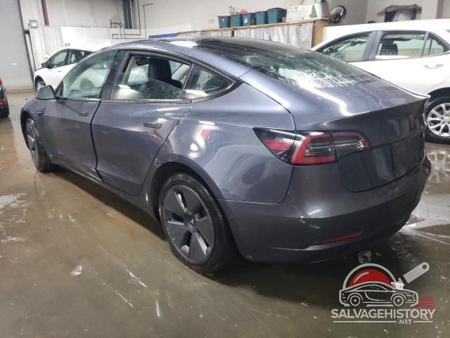 5YJ3E1EA2NF287520 2022 TESLA MODEL 3 photo no. 2