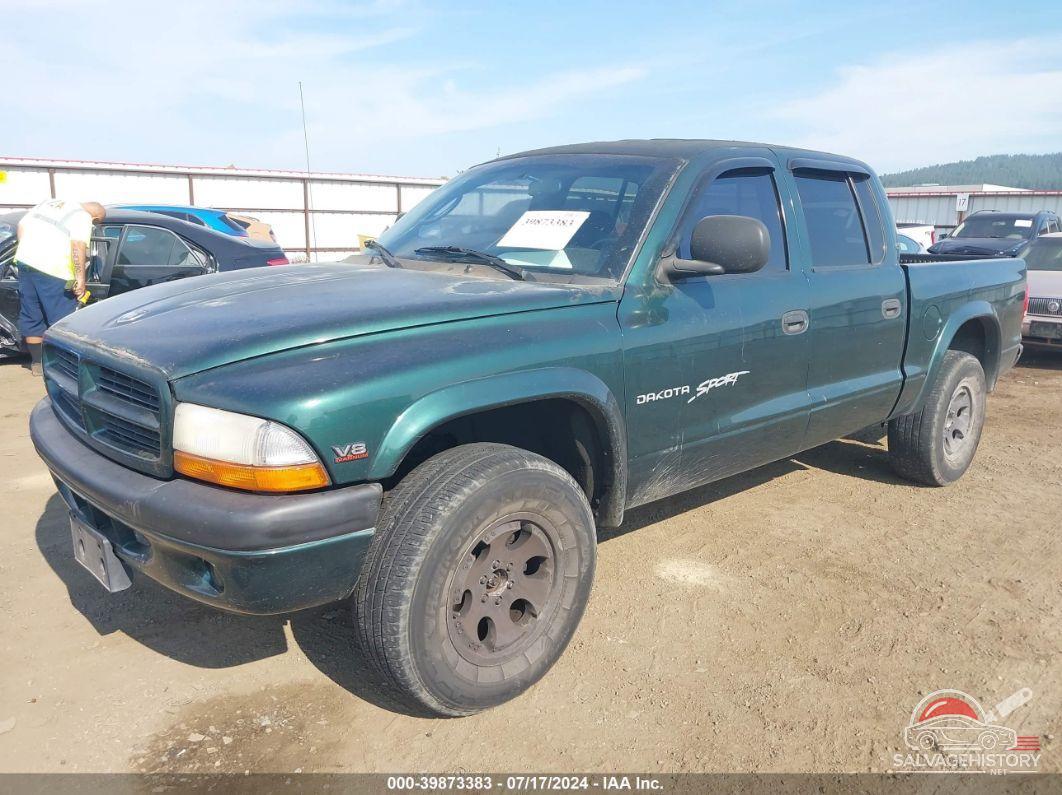 1B7GG2AN5YS666111 2000 DODGE DAKOTA photo no. 2