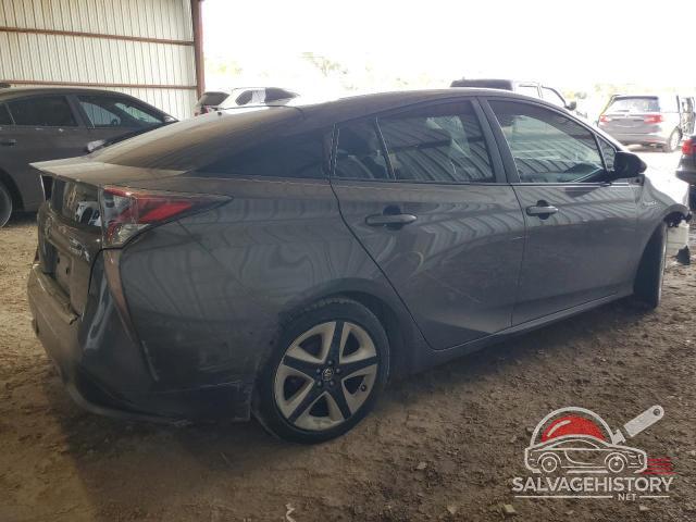 JTDKARFU4H3035252 2017 TOYOTA PRIUS photo no. 3