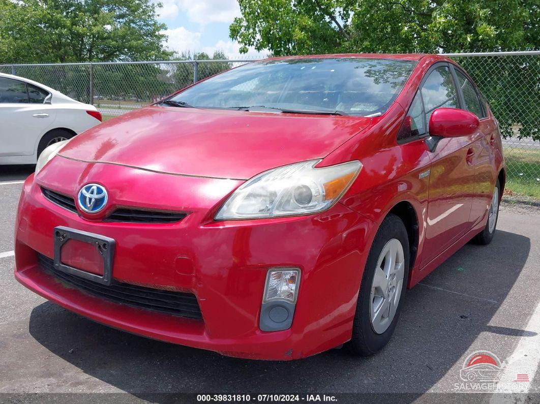 JTDKN3DUXA0088369 2010 TOYOTA PRIUS photo no. 2