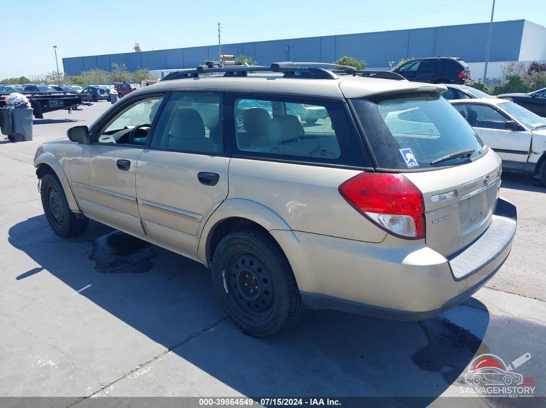 4S4BP60C786331664 2008 SUBARU OUTBACK photo no. 3
