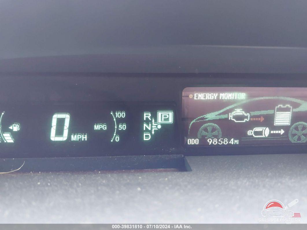 JTDKN3DUXA0088369 2010 TOYOTA PRIUS photo no. 7