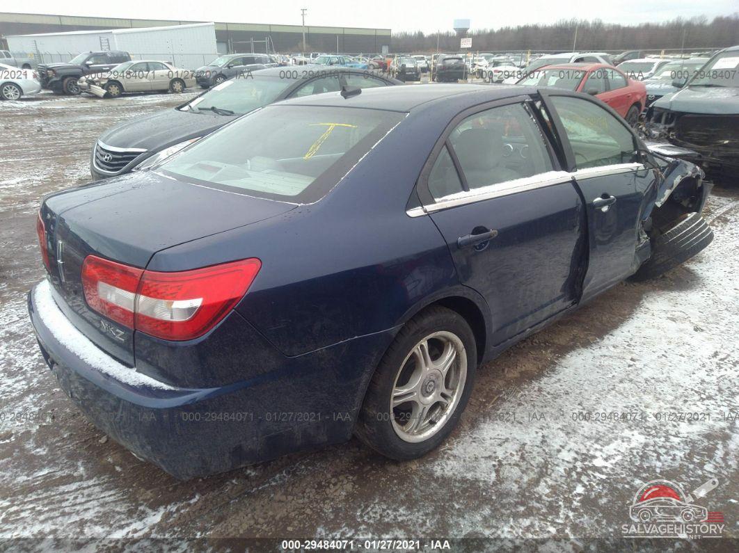 3LNHM26T67R653233 2007 LINCOLN MKZ photo no. 4