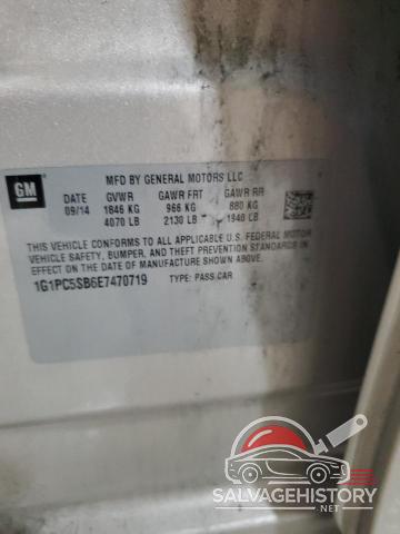 1G1PC5SB6E7470719 2014 CHEVROLET CRUZE photo no. 12