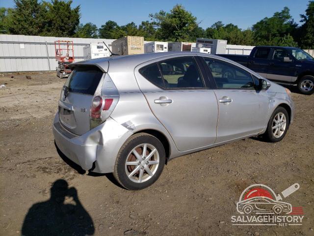 JTDKDTB34C1525440 2012 TOYOTA PRIUS photo no. 3