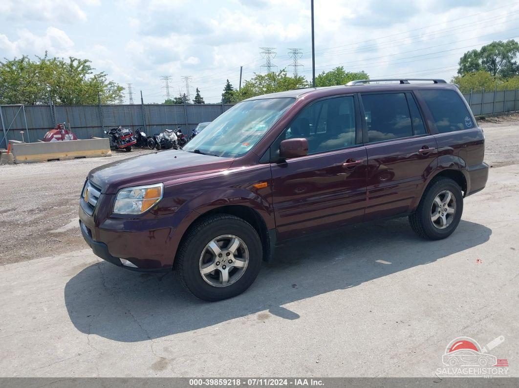 5FNYF18318B017540 2008 HONDA PILOT photo no. 2