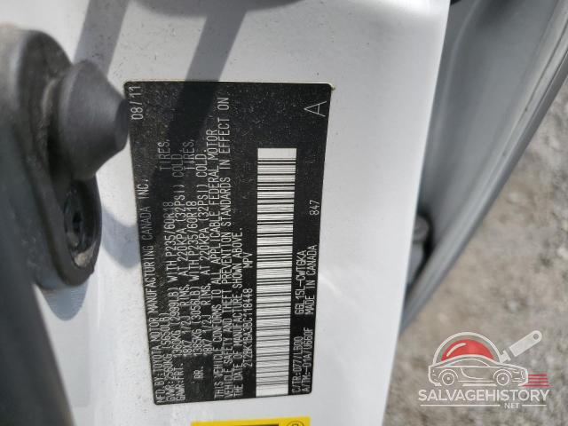 2T2BK1BA3BC118448 2011 LEXUS RX350 photo no. 13